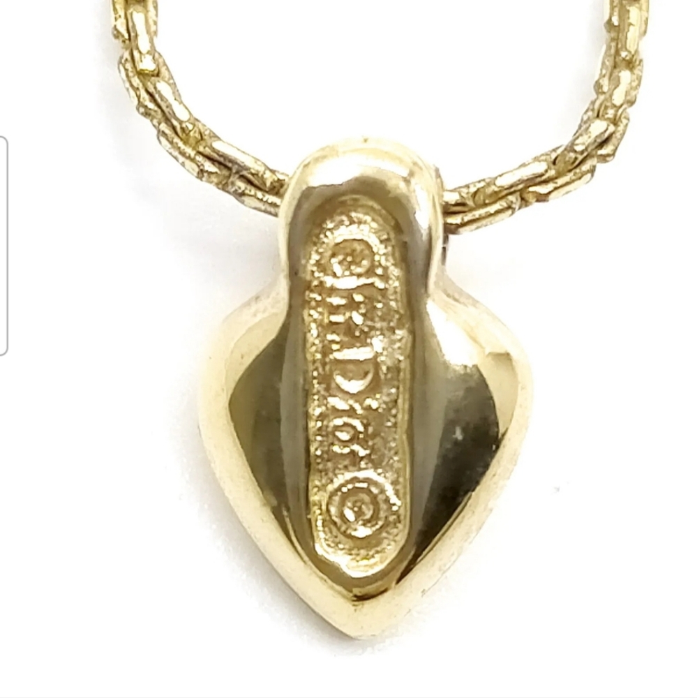 Christian Dior Pendant Necklace Gold - Picture 9 of 11